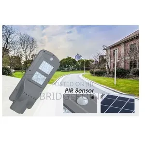 60 Watts Solar Street Security Light With Motion and Night Sensor