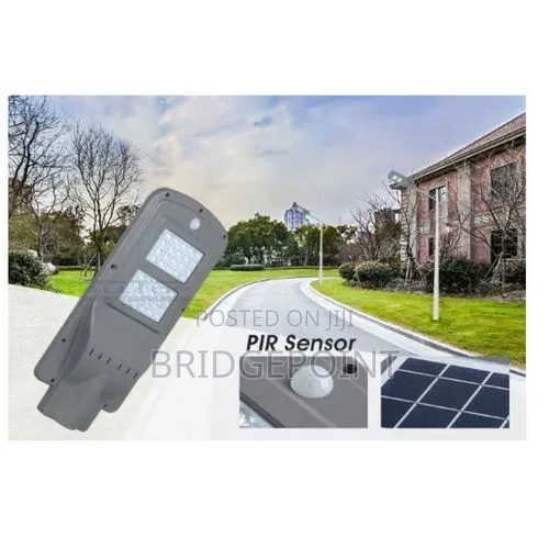60 Watts Solar Street Security Light With Motion and Night Sensor
