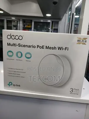 TP-Link Deco X50 Ax3000 Home Mesh With Poe (3 Pack)