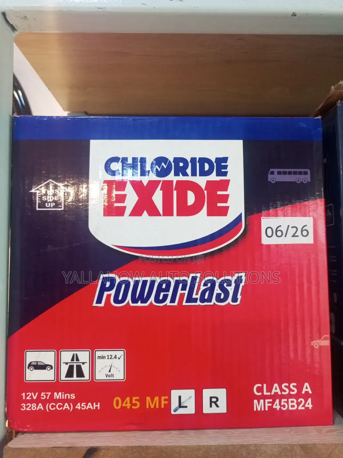 NS60L Exide Chloride Battery for Sale in Kenya | Maintenance Free