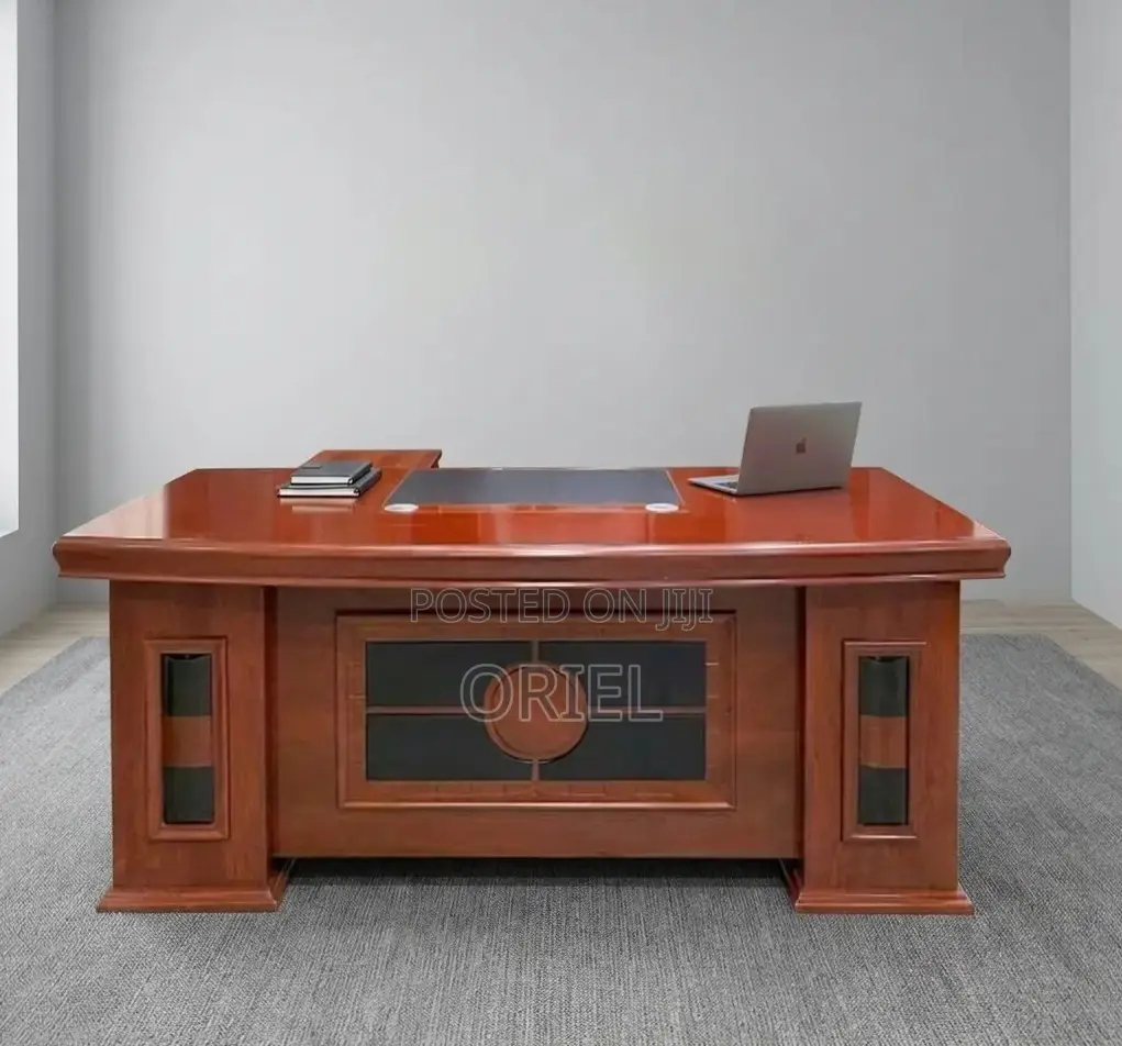 Executive Office Desk : Imported Mahogany 180CM Table