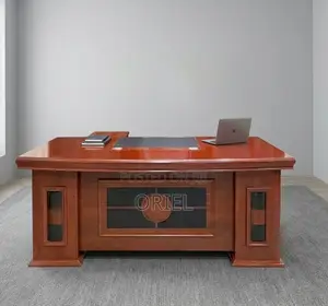 Executive Office Desk : Imported Mahogany 180CM Table