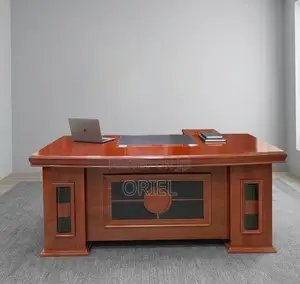 Executive Office Desk : Imported Mahogany 180CM Table