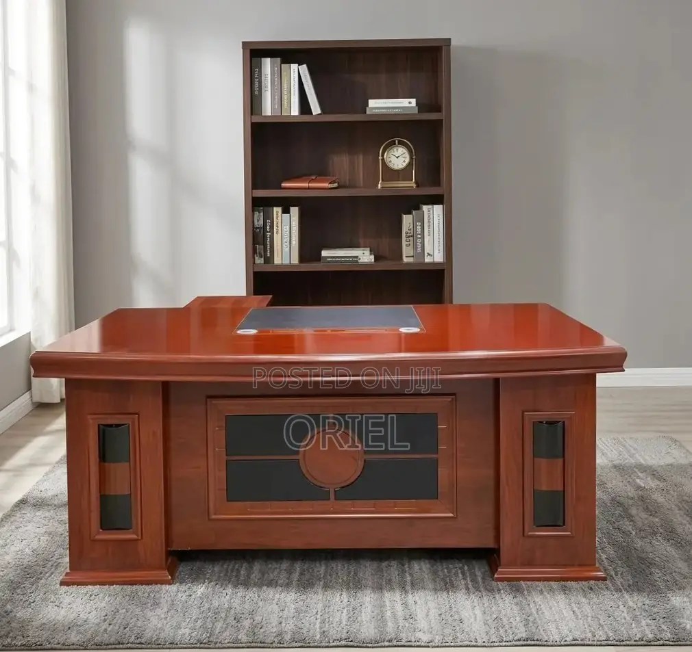 Executive Office Desk : Imported Mahogany 180CM Table