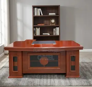 Executive Office Desk : Imported Mahogany 180CM Table