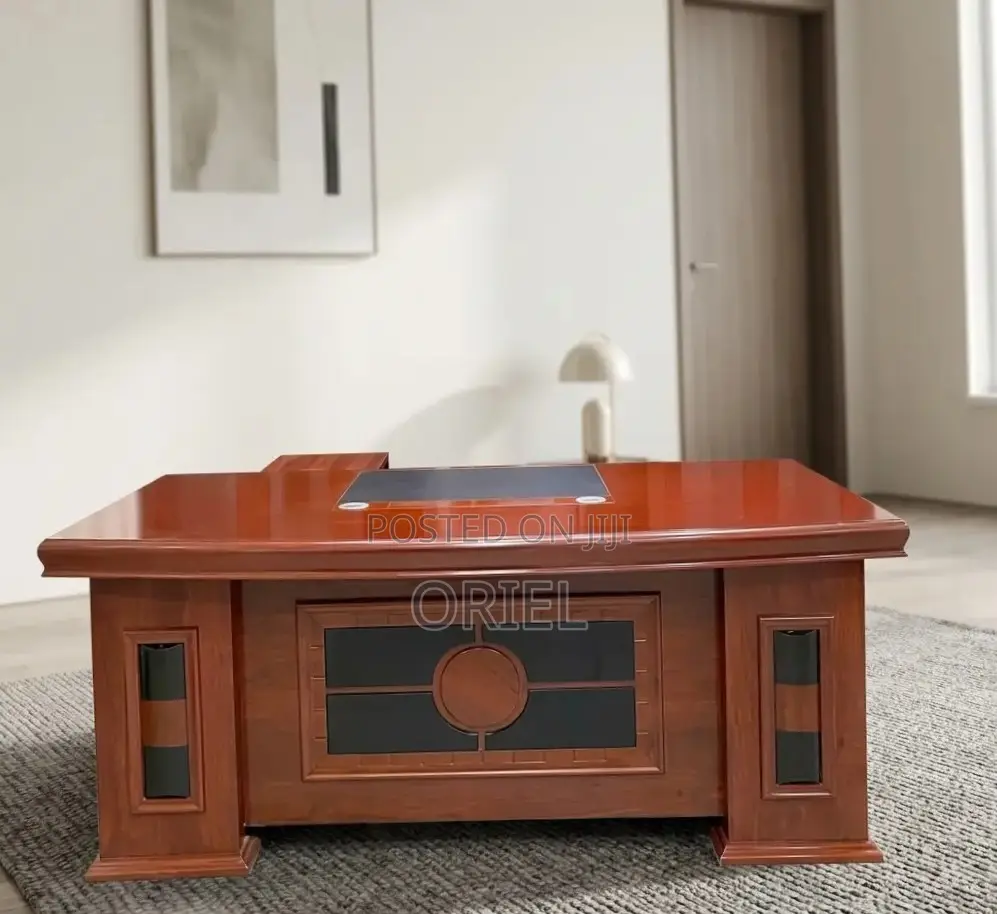 Executive Office Desk : Imported Mahogany 180CM Table