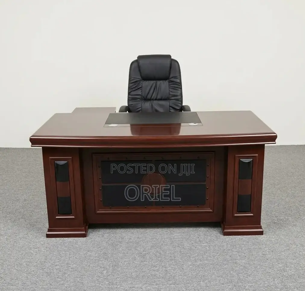 Executive Office Desk : Imported Mahogany 180CM Table