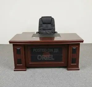 Executive Office Desk : Imported Mahogany 180CM Table