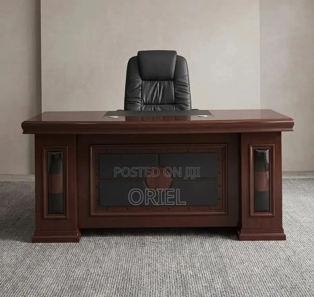 Executive Office Desk : Imported Mahogany 180CM Table