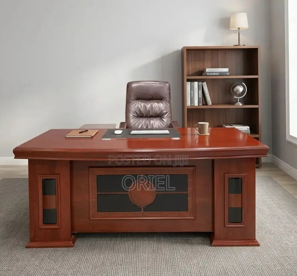 Executive Office Desk : Imported Mahogany 180CM Table