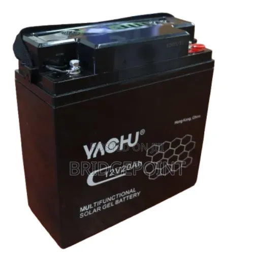 Yachu Deep Cycle Solar Battery 12V 20Ah With USB and Bulb Ports