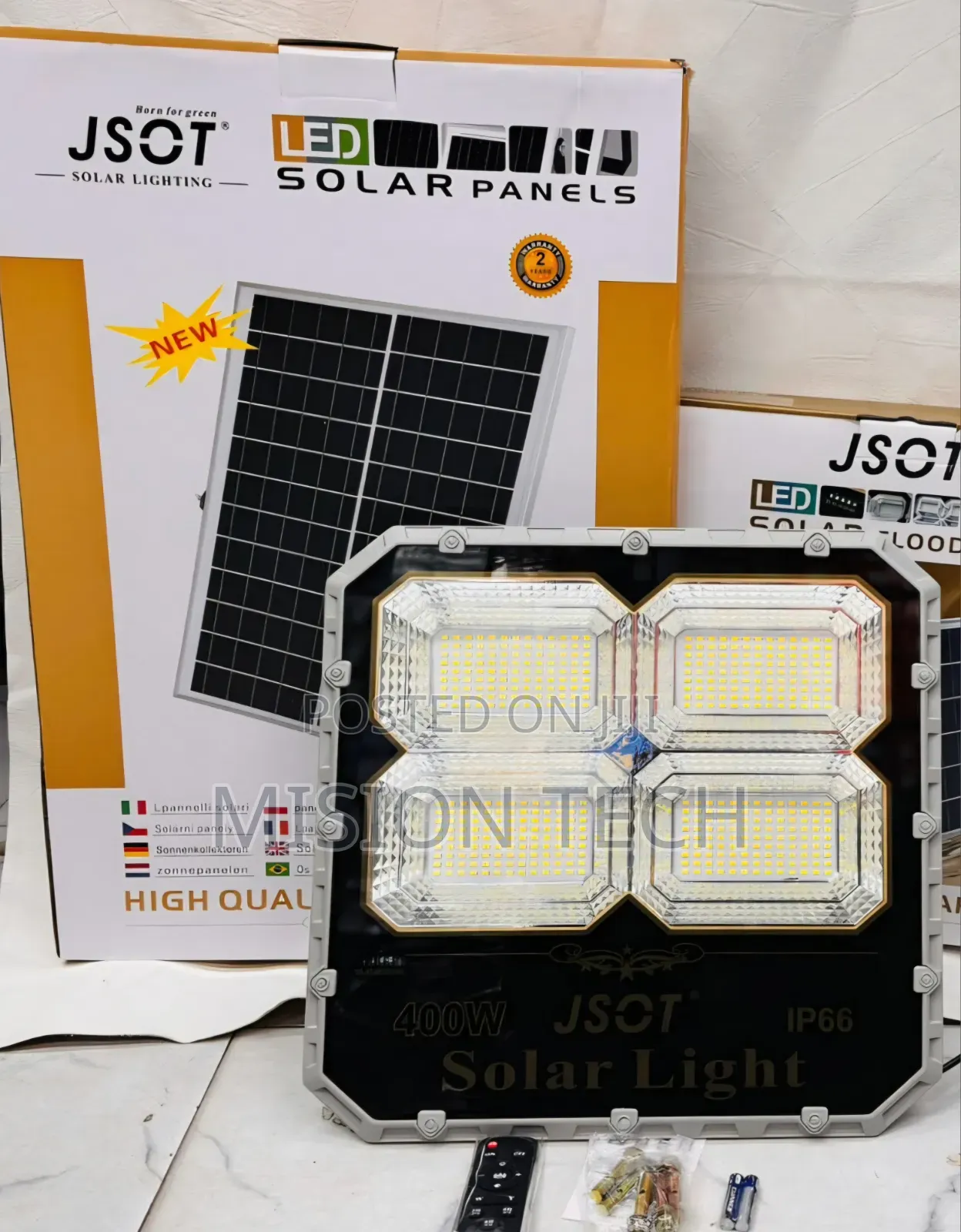 JSOT 400W Solar Floodlight *