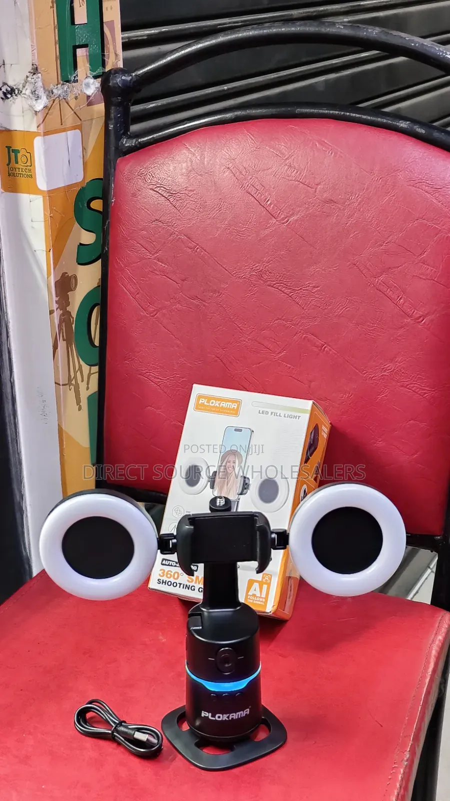 Smart Face Follow Phone Stand for TikTok Live Streaming AI Face.