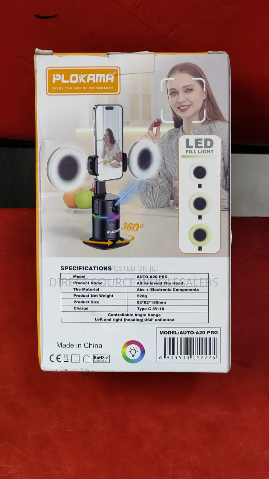 Smart Face Follow Phone Stand for TikTok Live Streaming AI Face.