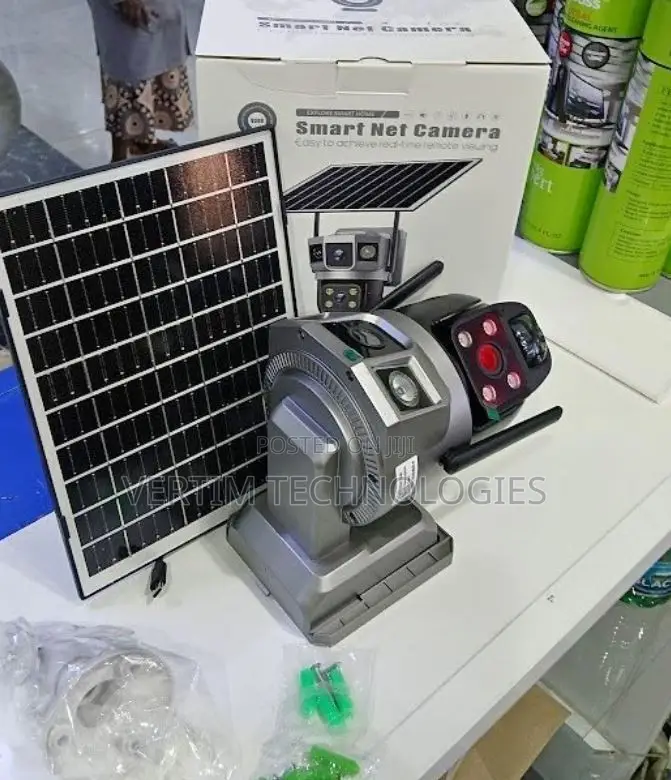 Dual Lens 3 Screens V380 Solar Powered V380pro App Cameras