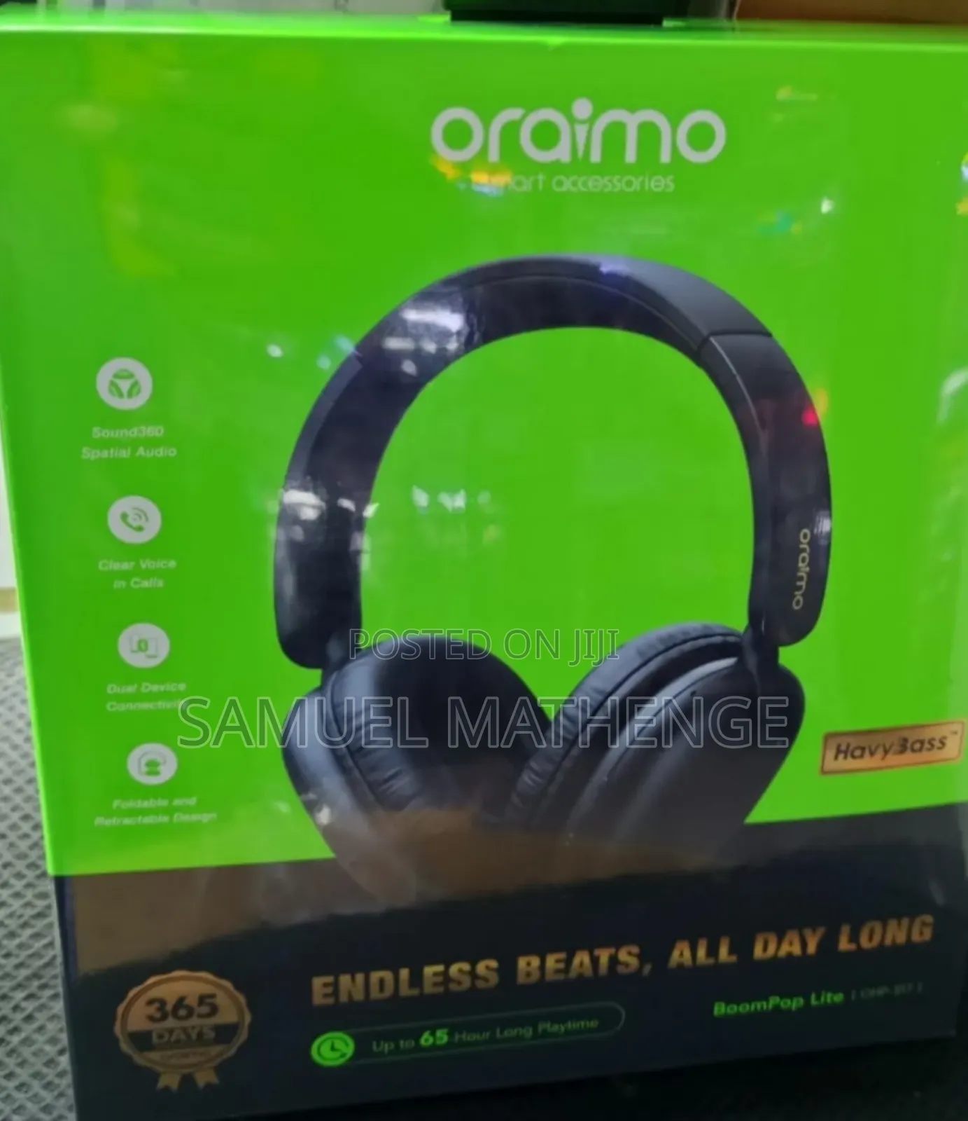 Oraimo BoomPop Lite Bluetooth Headset