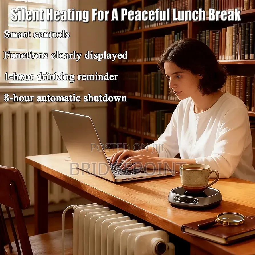 Elegant Constant Temperature Warmer Heater Coaster for Home or Office.