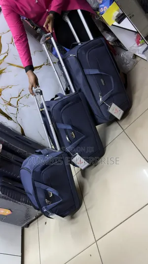 3 Inn1 Navy Blue Trolley Bags With 3 Different Sizes at 10000