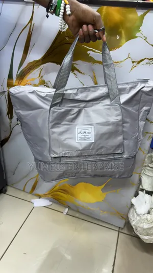 Grey Expandable Foldable Travel Bags at 750