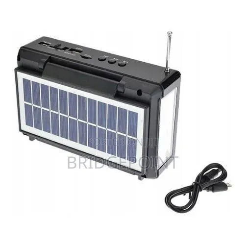 Solar Powered Bluetooth, Mp3 Player, FM Radio With Torch