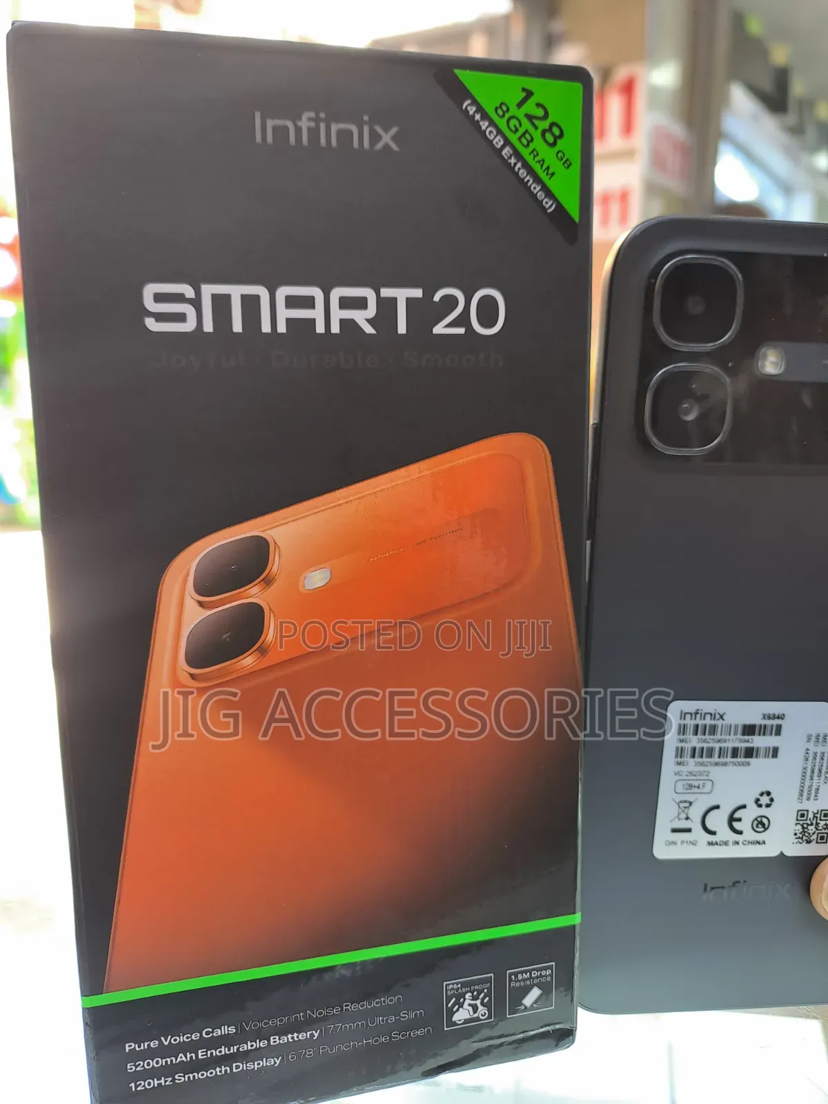 New Infinix Smart 20 128 GB Black