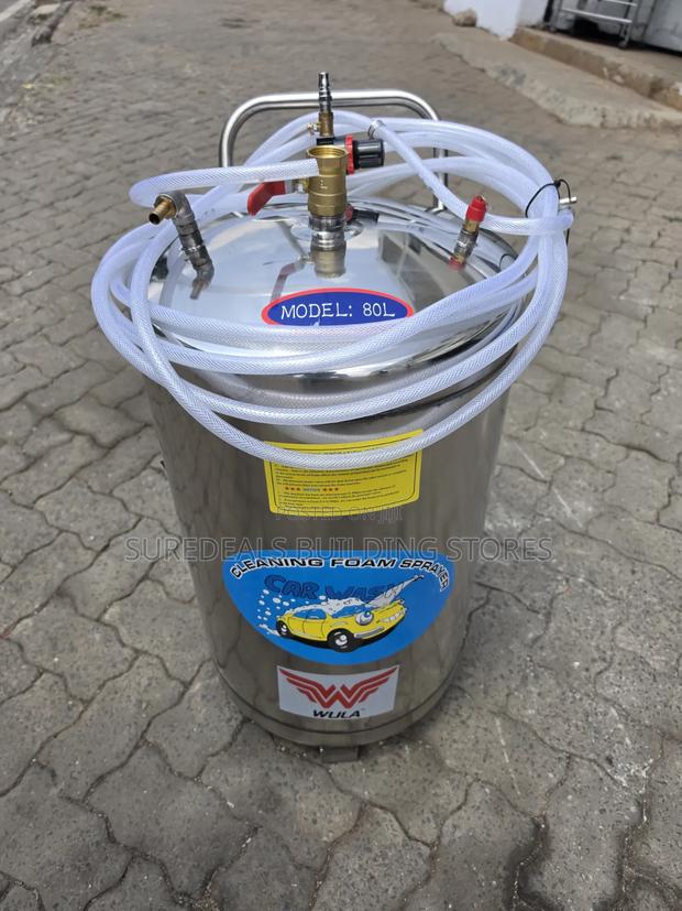 80-Liter Pneumatic Stainless Steel Car Wash Foam Sprayer