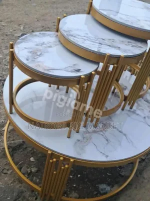 4 in 1 Pure Marble Table