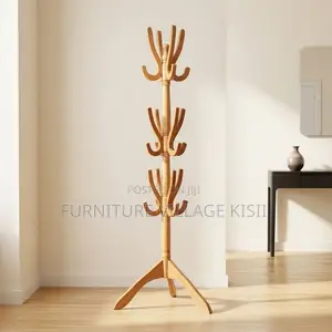 Wooden Coat Rack Stand