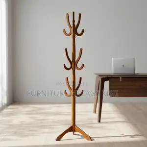 Wooden Coat Rack Stand