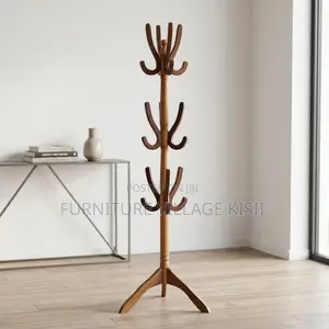 Wooden Coat Rack Stand