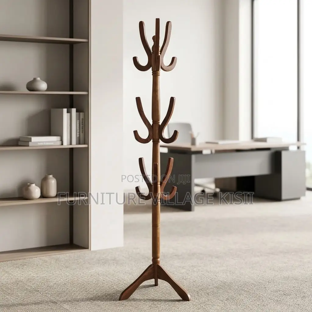 Wooden Coat Rack Stand
