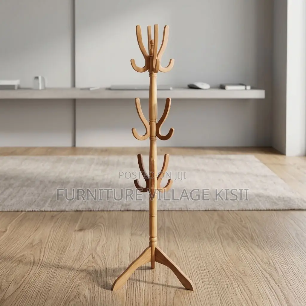 Wooden Coat Rack Stand