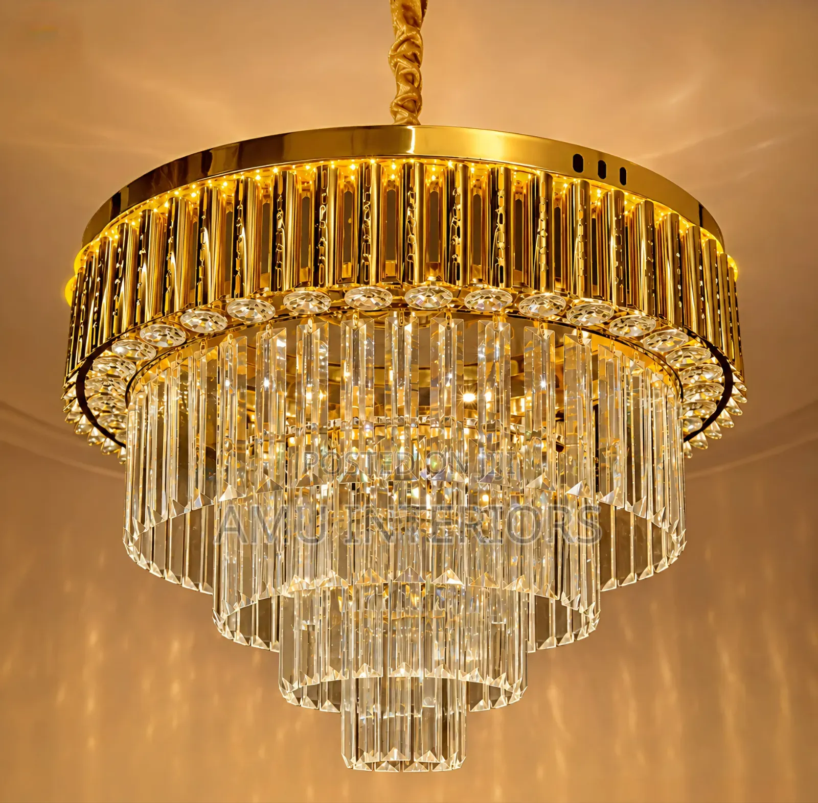 Crystal Chandeliers 500mm With Bluetooth