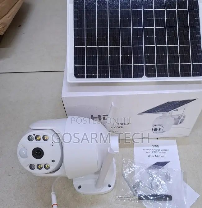24/7 Surveillance Ubox Single Lens Solar Camera 4G PTZ Camera