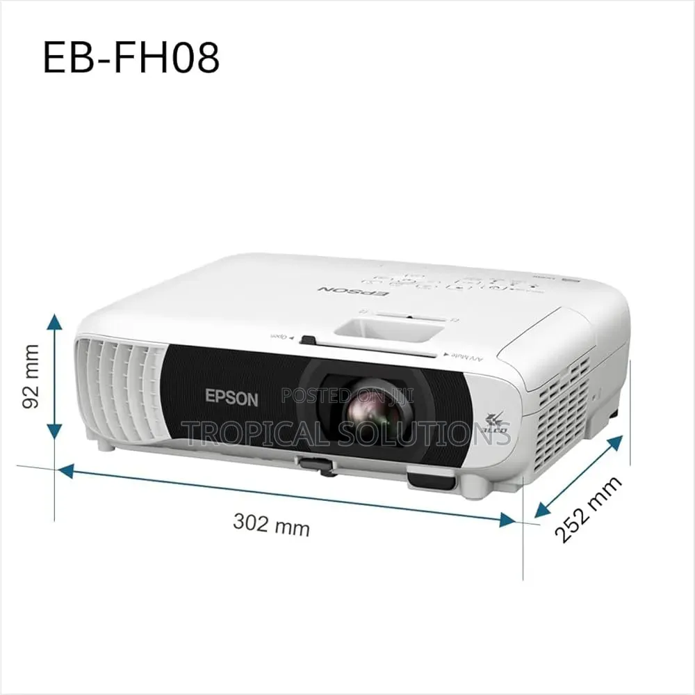 Epson EB-FH08 Full HD 3600 Lumens(2x HDMI, Up to 337")