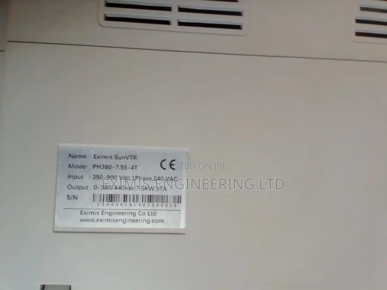 7.5kw Phase Converter 1phase 240v -3phase 415v