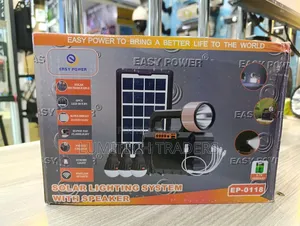 *EP-0118 Solar Lighting System With Speaker,Radio,3 Bulbs