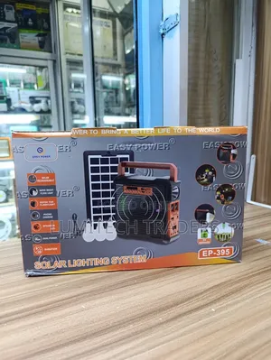*EP-395 Solar System With 3 Bulbs,Radio,BT Speaker,Solar Panel