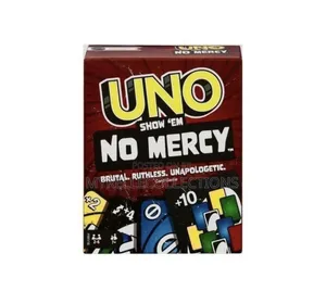 UNO No Mercy Card Game for Kids Adults and Family Nights