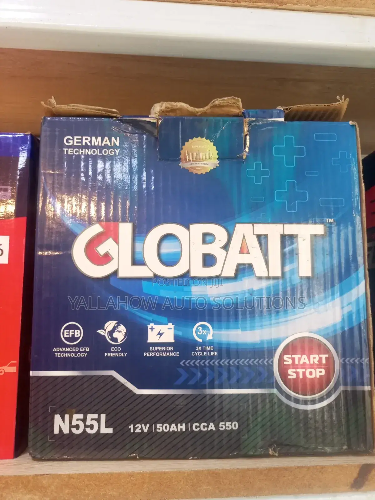 N55 Globatt Start-Stop EFB Battery | Car Battery Kenya