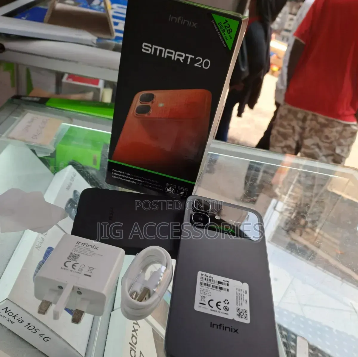New Infinix Smart 20 128 GB Black
