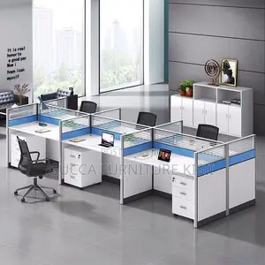 6way Workstation With Movable Drawers