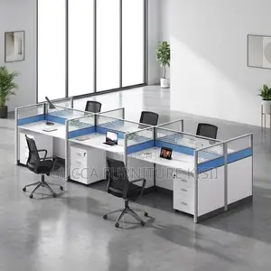 6way Workstation With Movable Drawers