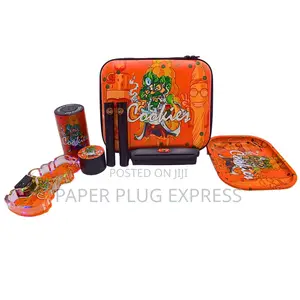 Cookies Led Light Ashtray Smoking Gift Kit Set Bag