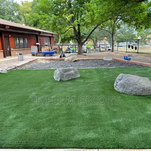 School Daycare Safe Synthetic 50mm Grass Carpet