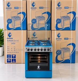Euroken 4-Burner Freestanding Cooker – Oven