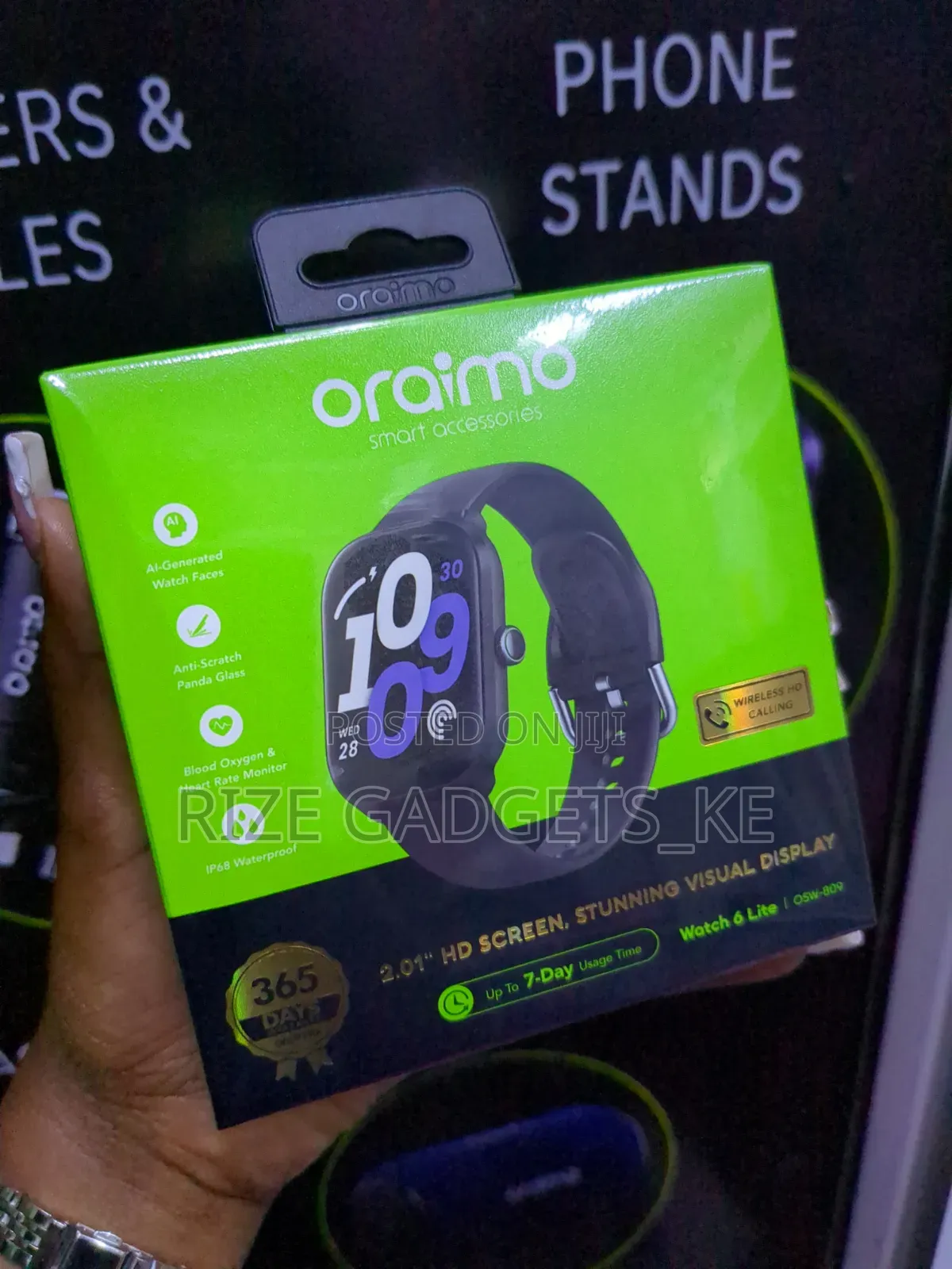 Oraimo Watch 6 Lite Waterproof 7 Days Usage