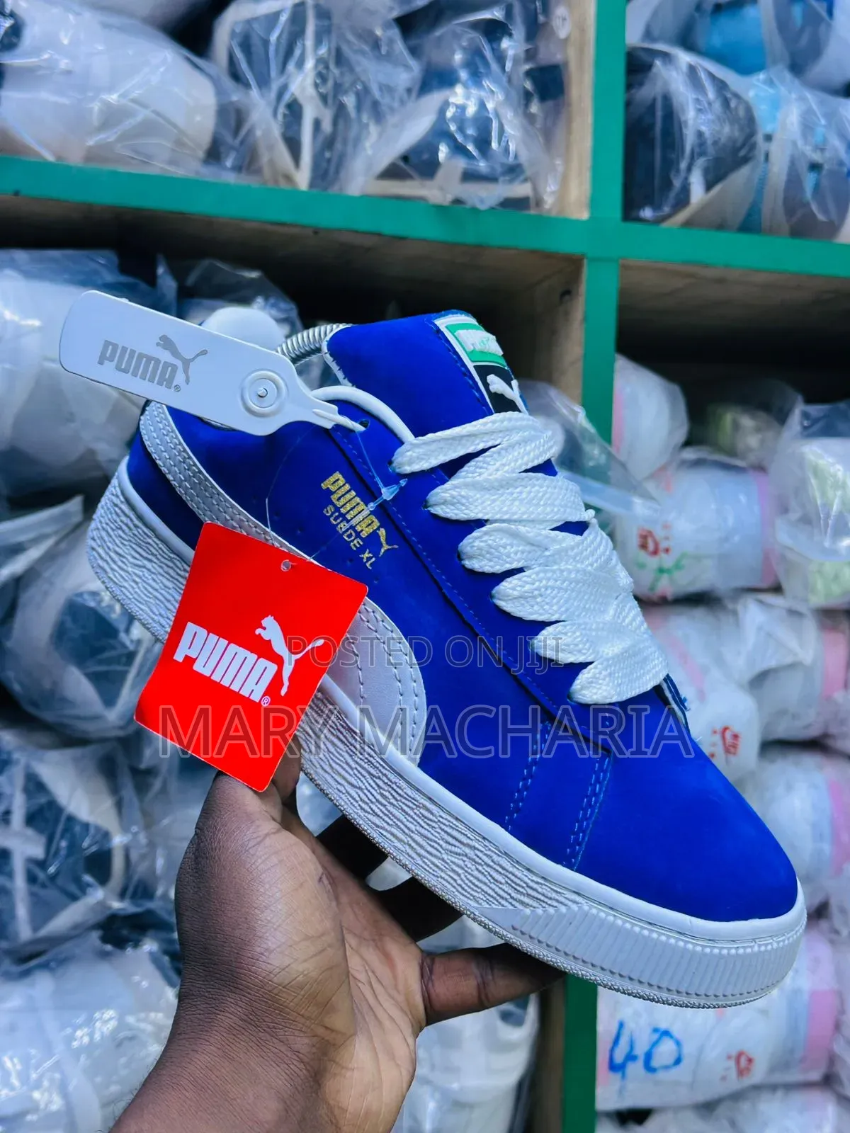 Puma XL Blue White