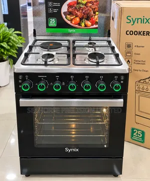  Synix 4-Burner Freestanding Cooker With Oven