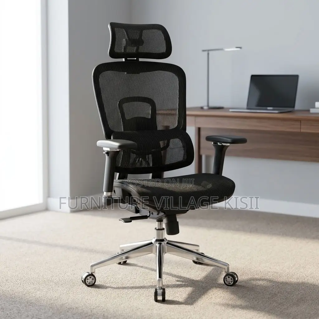 Mesh Orthopedic Seat With Footrest